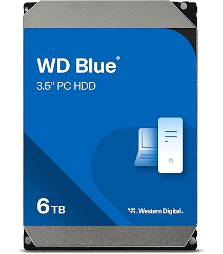 Amazon.com: WD Internal Hard Disk 3.5in 6TB WD Blue WD60EZAZ SATA