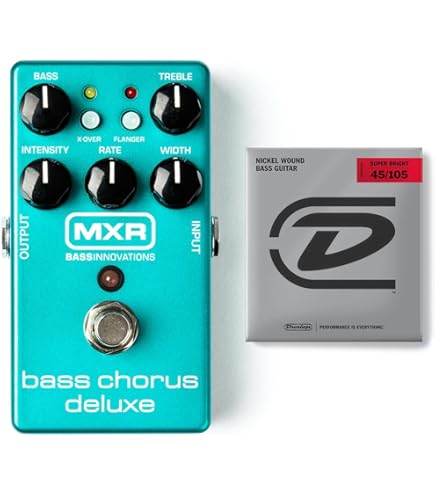 Amazon.com: Briskdrop MXR M83 Bass Chorus Deluxe Pedal Bundle with
