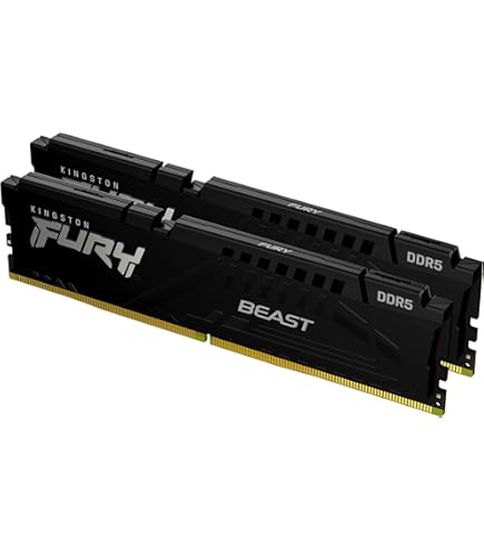 Kingston Fury Beast 32GB (2x16GB) 3200MHz DDR4 CL16 Desktop Memory