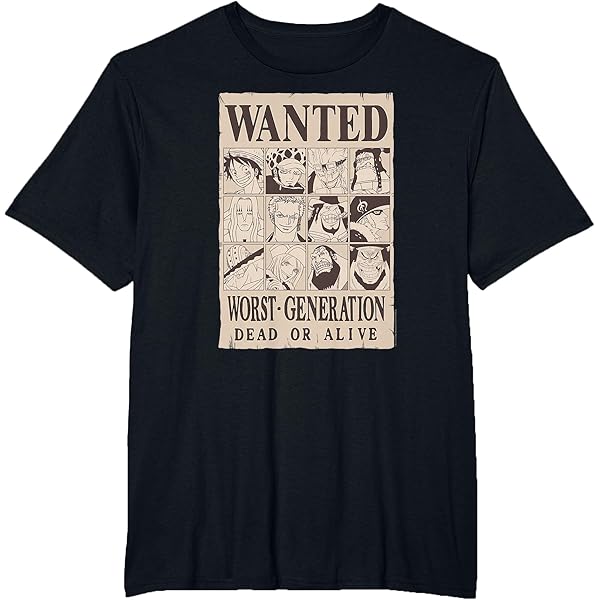 Amazon.com: One Piece - Wanted Poster Portgas D. Ace T-Shirt
