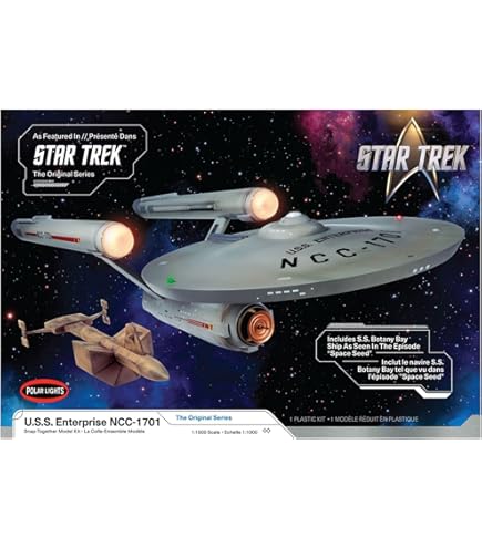 Amazon.com: USS Enterprise NCC-1701-E Bandai Model Kit 1/1700