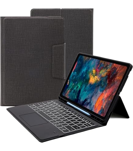 Amazon.com: Samsung Galaxy Tab S8 and Tab S7 Book Cover Keyboard