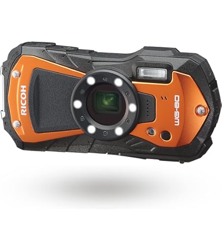 Amazon.com : Ricoh WG-80 Black Waterproof Digital Camera