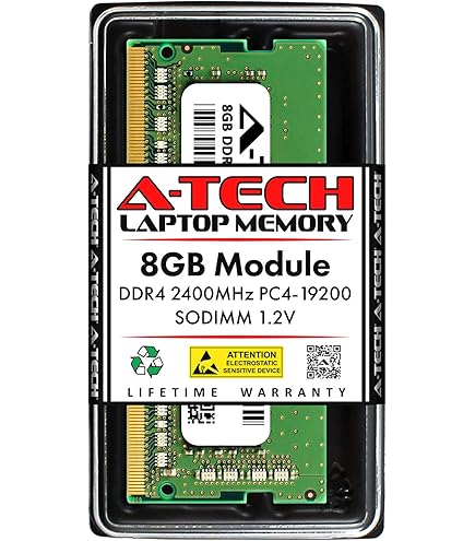 A-Tech 8GB DDR4 2133 MHz SODIMM PC4-17000 (PC4-2133P) CL15 Non-ECC