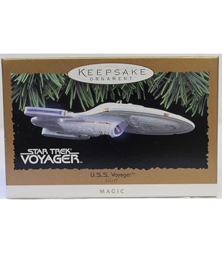 Amazon.com: Hallmark Ornament: 1996 U.S.S Voyager | QXI7544 | Star