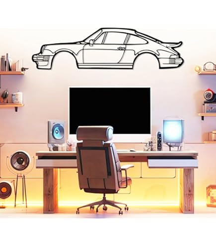 Amazon.com: DecoSoul 300ZX 1990 Model Car Silhouette Metal Wall