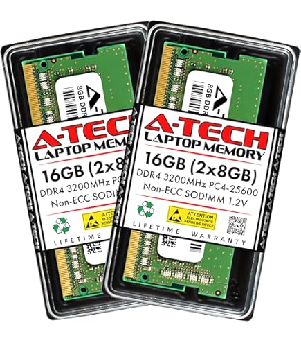 Crucial 16GB Kit (8GBx2) DDR4 3200 MT/S (PC4-25600) CL22 SR X8