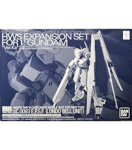 Amazon.com: MG 1/100 HWS Expansion Set for Hi-nu Gundam Ver.Ka