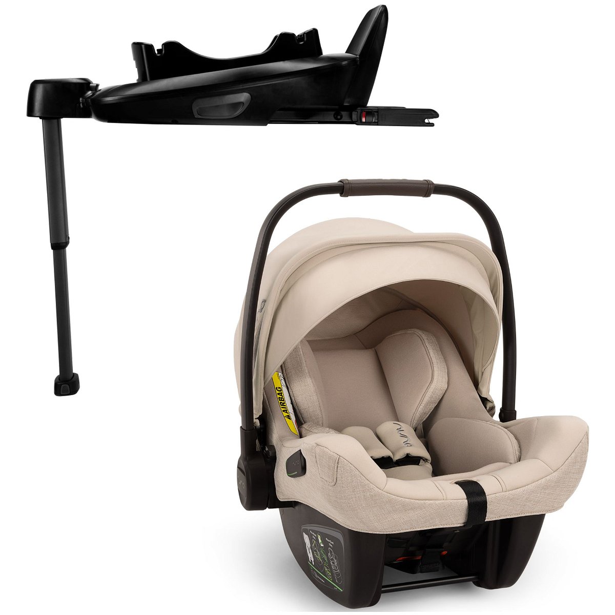 nuna チャイルドシート PIPA next N【ベビーカーアダプター付き】 高