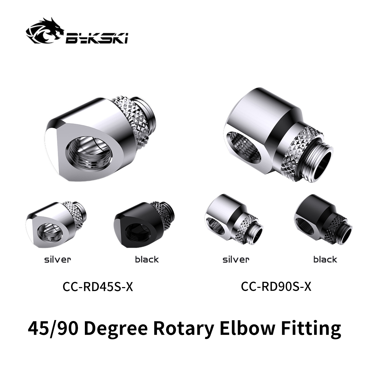 BYKSKI 45ロータリーフィッティング 45 Degree Rotary Fitting Bykski