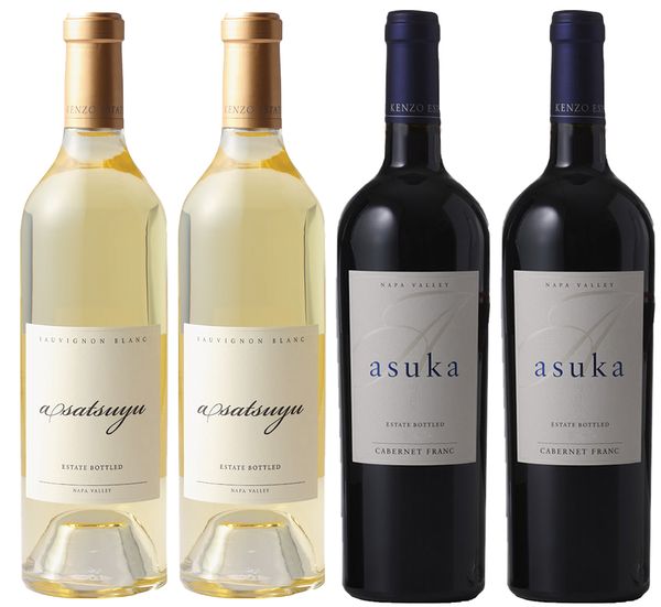 2022 asatsuyu 750ml x 2 + 2019 asuka 750ml x 2 | Kenzo Estate