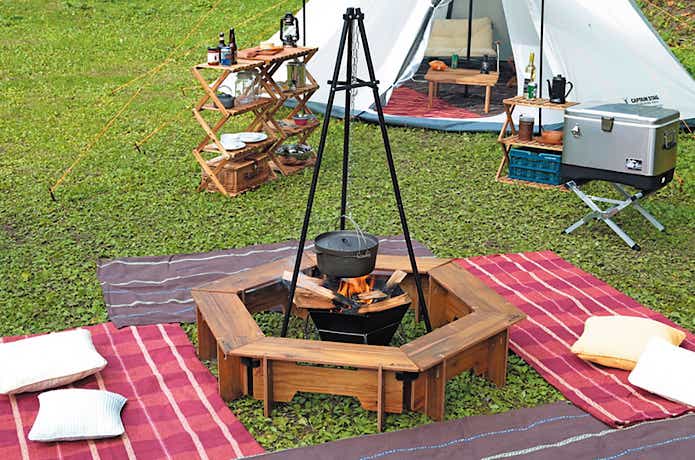 ヘキサテーブルBBQテーブル キャンパーズコレクション ヘキサテーブル