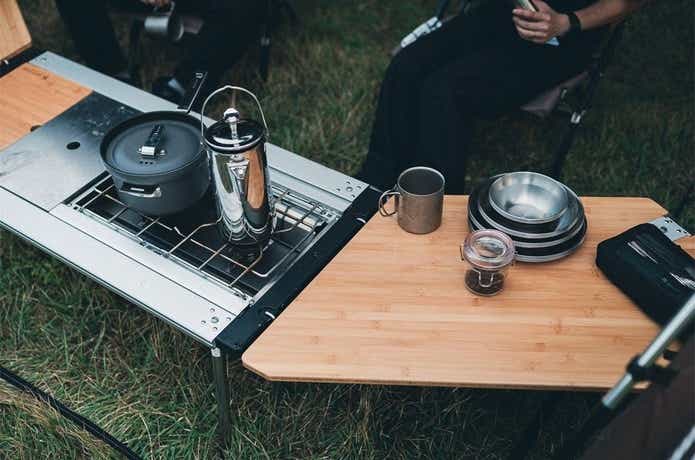 IGT テーブル ロング6種9点セット スノーピーク フラットバーナー