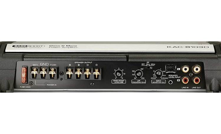 Kenwood KAC-8103D Mono subwoofer amplifier 500 watts RMS x 1 at 2