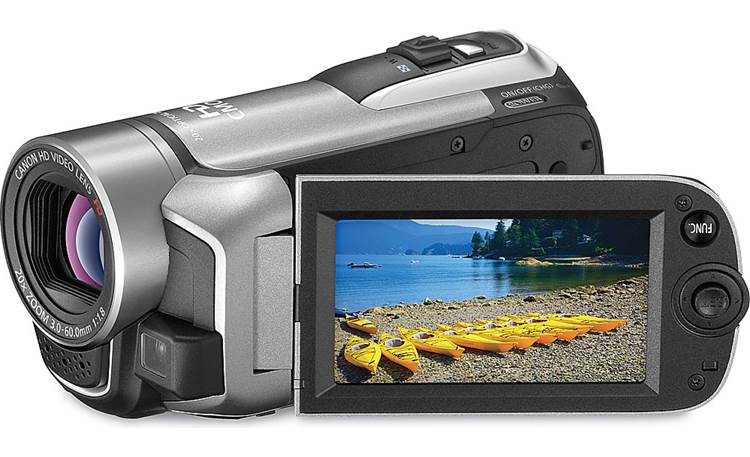 Canon VIXIA HF R10 (Silver) HD camcorder with 8GB flash memory