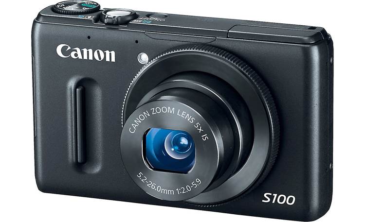 Canon PowerShot S100 (Black) 12.1-megapixel digital camera with 5X