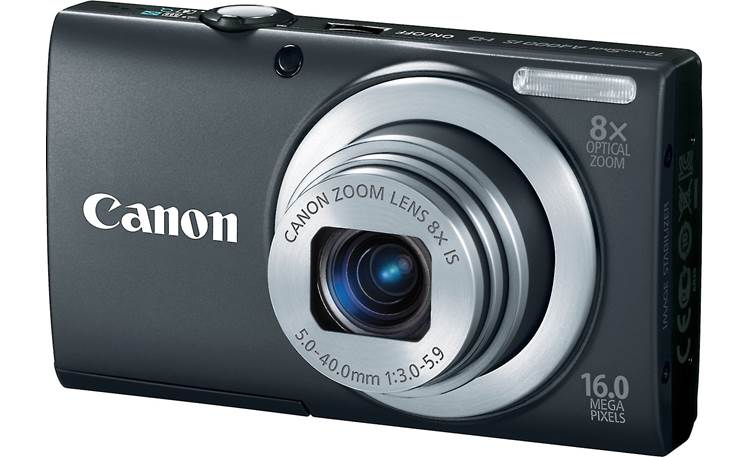 Canon PowerShot A4000 IS (Black) 16-megapixel digital camera with