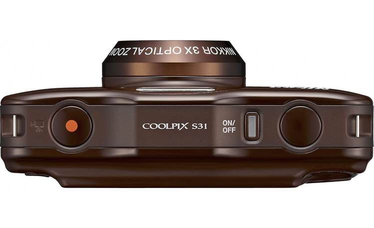 Nikon Coolpix S31 (Brown) 10.1-megapixel waterproof digital camera