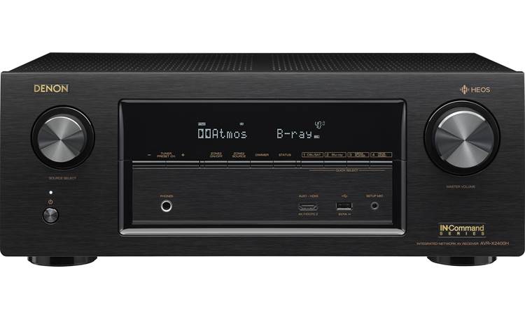 Denon AVR-X2400H IN-Command 7.2-channel home theater receiver with