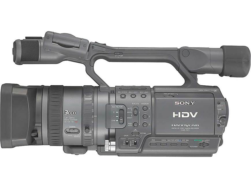 Sony HDR-FX1 High-definition digital camcorder at Crutchfield