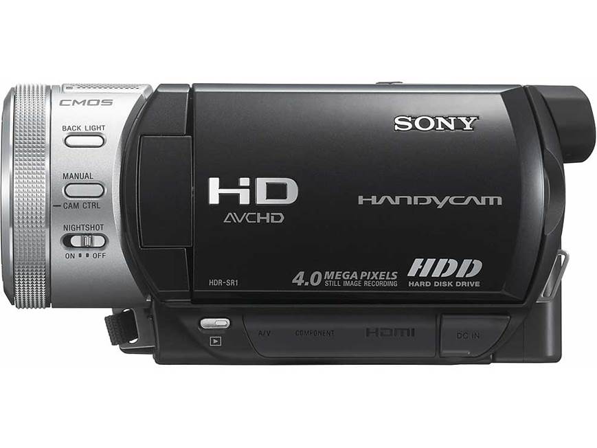 Sony HDR-SR1 30GB high-definition hard drive camcorder at Crutchfield