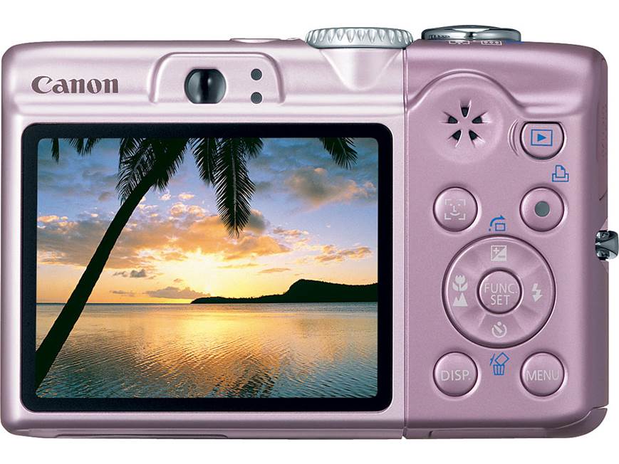 Canon PowerShot A1100 IS (Pink) 12.1-megapixel digital camera with