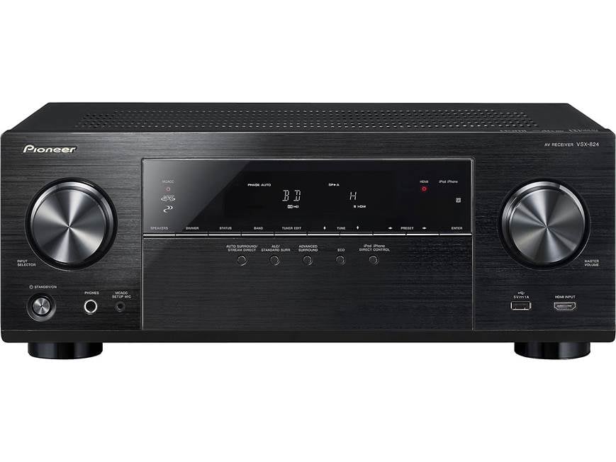 Pioneer VSX-824 5.2-channel home theater receiver with Apple