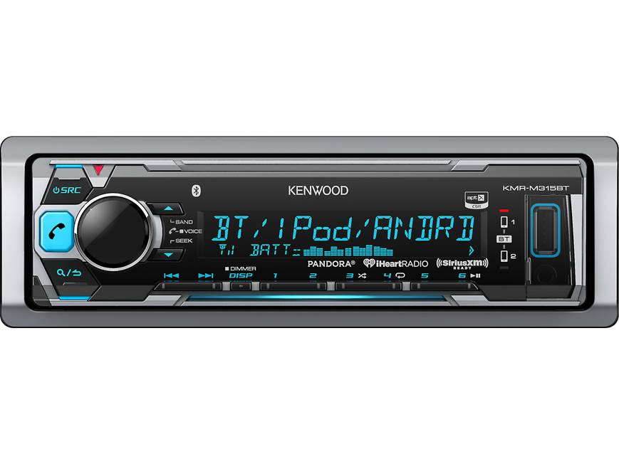 Kenwood KMR-M315BT Marine digital media receiver with Bluetooth
