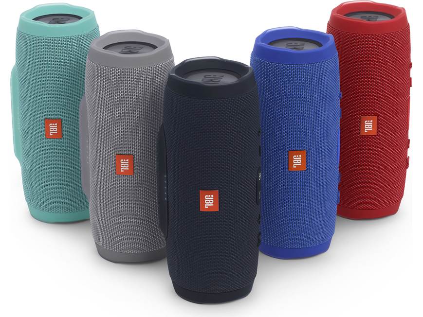 JBL Charge 3 (Black) Waterproof portable Bluetooth® speaker (Black