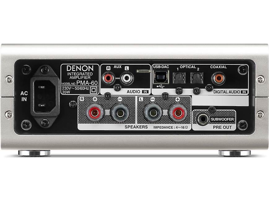 Denon PMA60 Stereo integrated amplifier with built-in DAC and