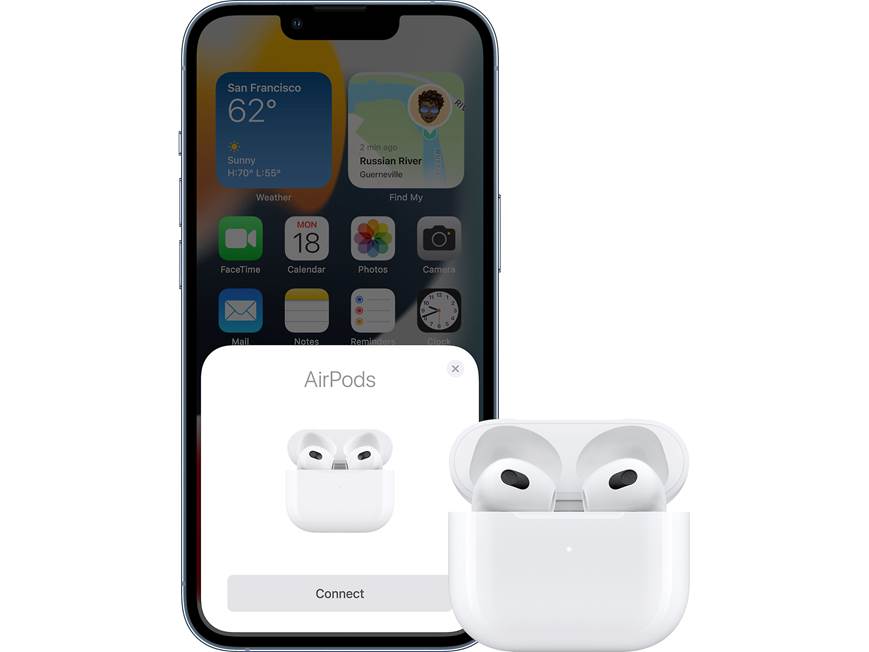 Apple AirPods® (3rd Generation) True wireless earbuds with H1 chip