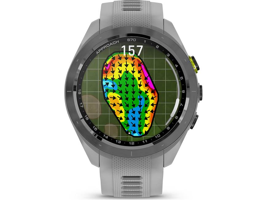 Garmin Approach® S70 (42 mm, Black Bezel with Powder Gray Band