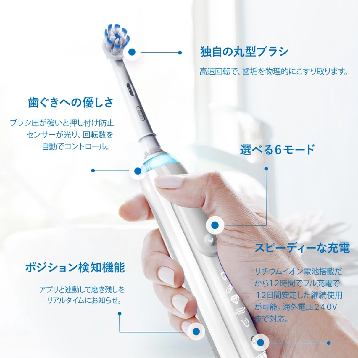 ブラウンオーラルB ジーニアス10000 マラケシュ｜電動歯ブラシ