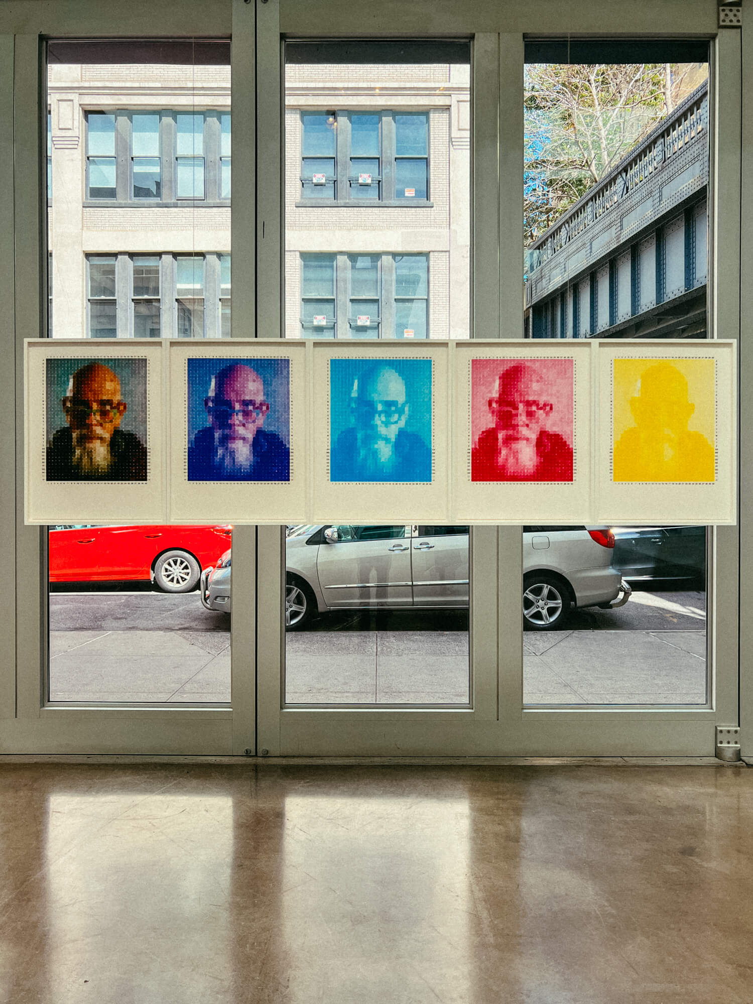 Chuck Close（チャック クロース） ポスター（フレーム含む） Chuck