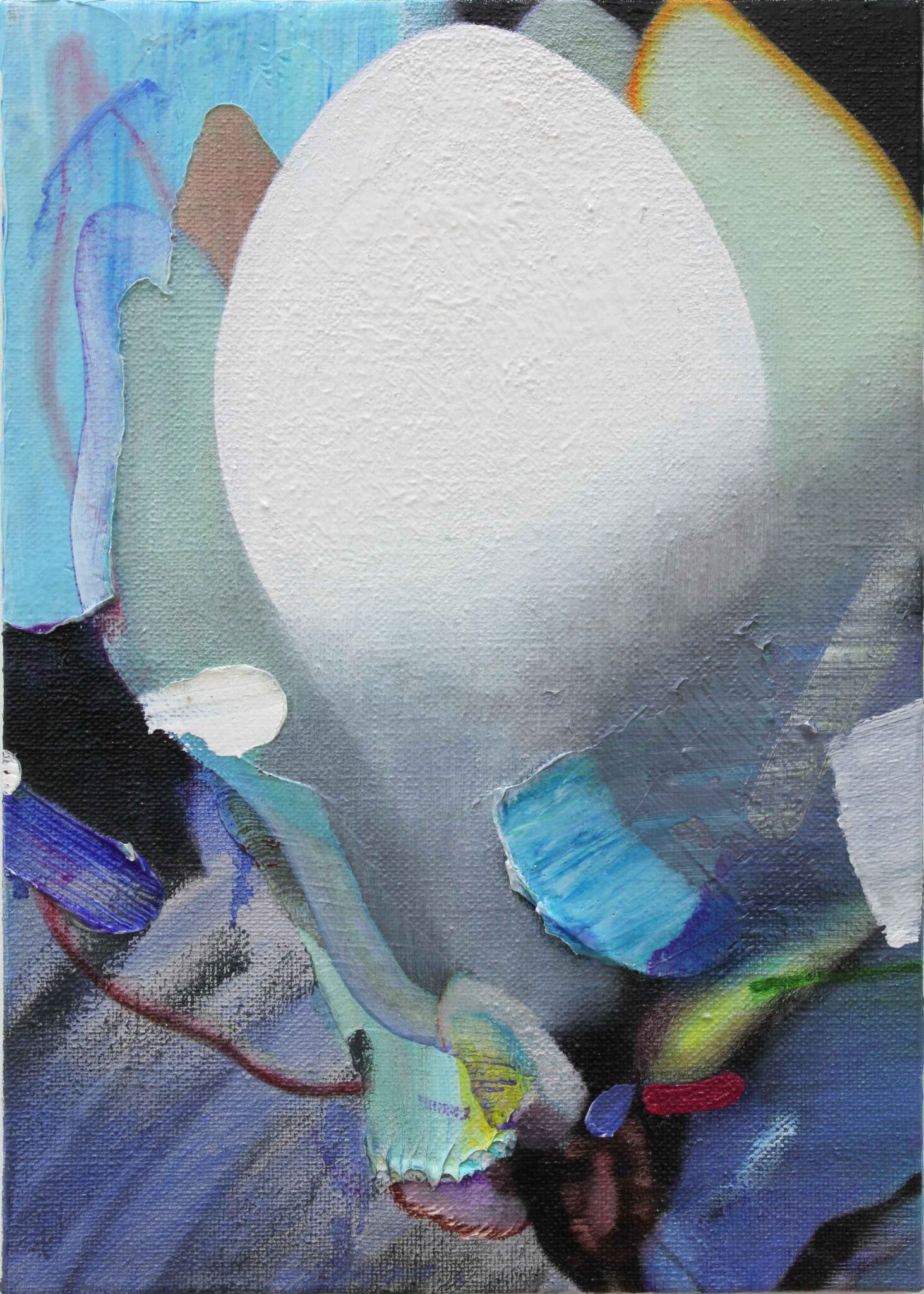 荻野夕奈 Garden-26 2011 油絵額装 現在ご活躍中の人気画家 荻野夕奈