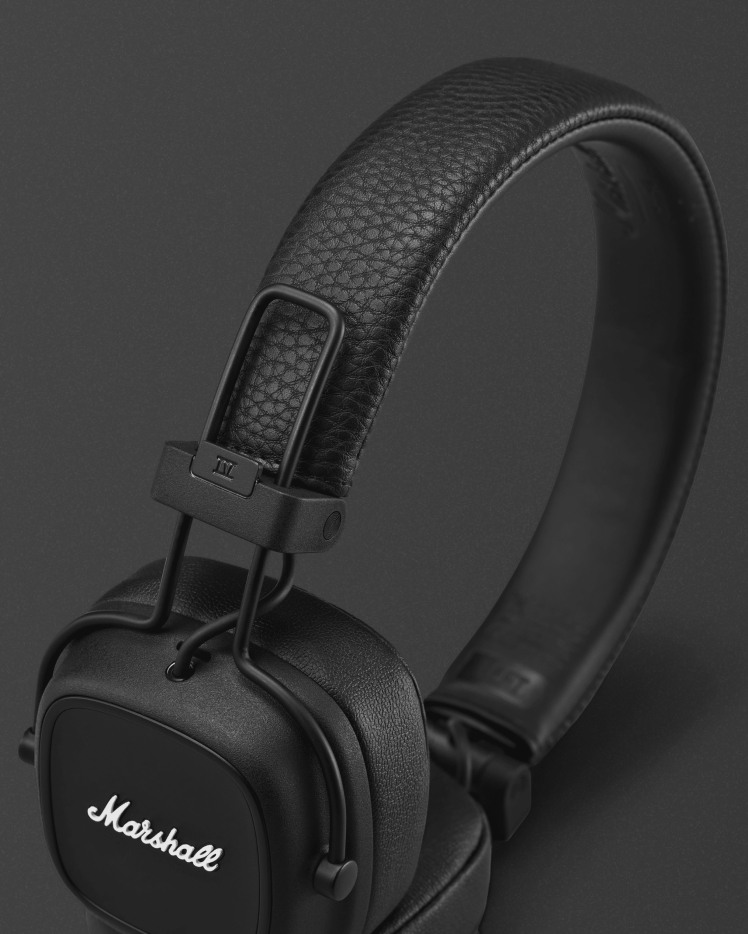 Major IV Black - On-ear headphones | Marshall.com