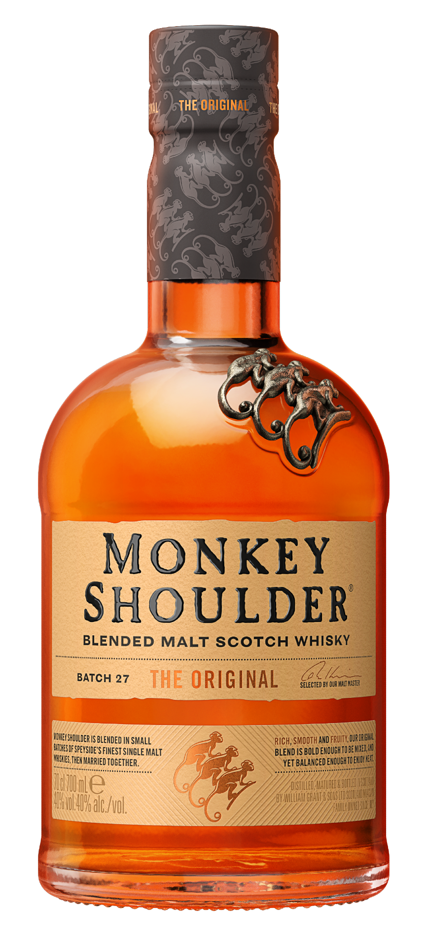 プレミアムブレンデッドモルトスコッチウイスキー | Monkey Shoulder