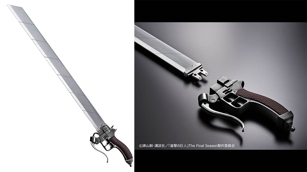 進撃の巨人』エレンとリヴァイの新規台詞収録の超硬質ブレード