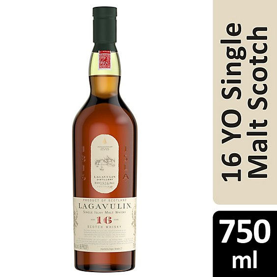 Lagavulin 16 Year Old Islay Single Malt Scotch Whisky - 750 Ml - vons