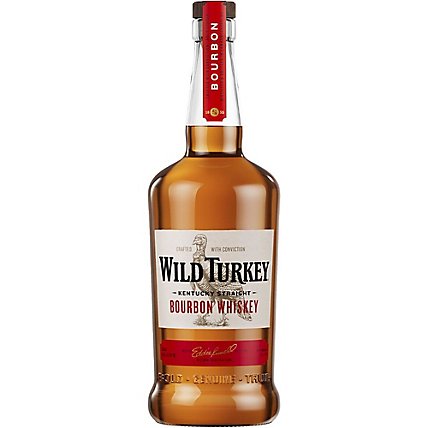 Wild Turkey Whiskey Bourbon Kentucky Straight 81 Proof - 750 Ml