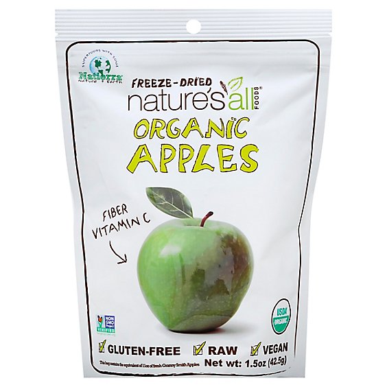 Natures All Foods Dried Apples Organic - 1.5 Oz - tomthumb