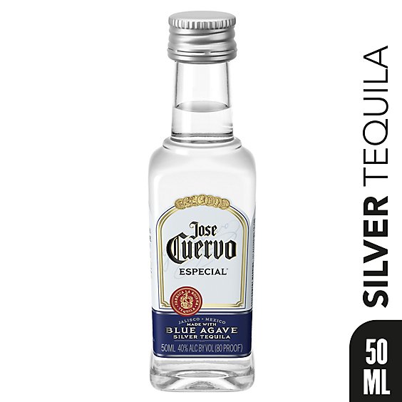 Jose Cuervo Especial Silver Tequila 80 Proof - 10-50 Ml - jewelosco