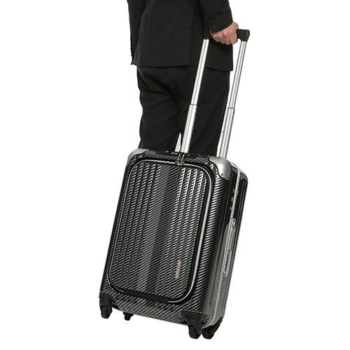 ANAオリジナル＞フロントオープン縦型4輪キャリーケース（ANAロゴ