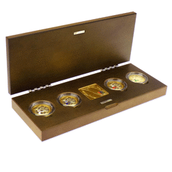 コレクション THE2008UK SilverProof Piedfort Four-Coin コレクション