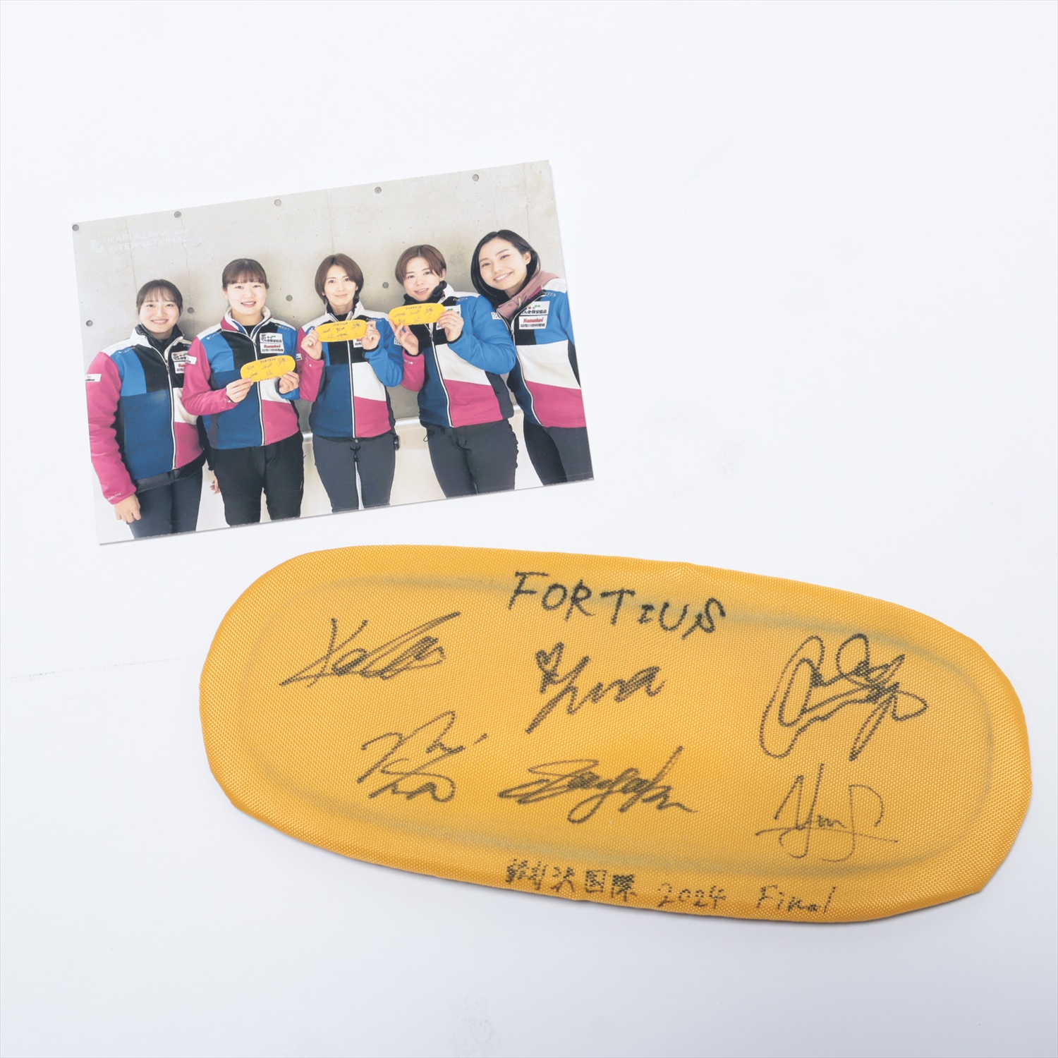 貴重】カーリングシトーンズ 直筆サイン入 卓上カーリング 貴重