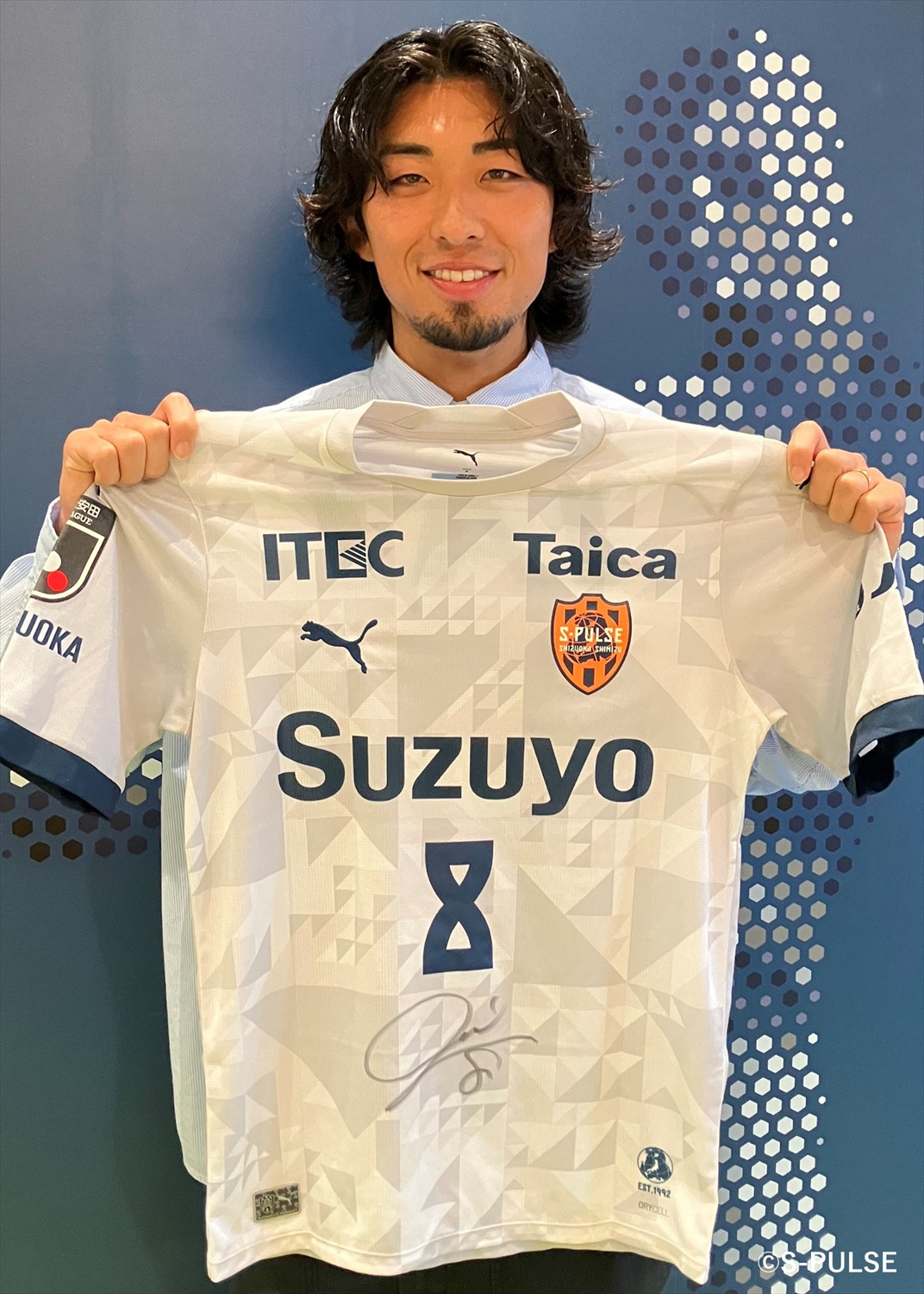 杉*子様 清水エスパルス☆33乾貴士選手☆マグネットリボン 8月 Jリーグ