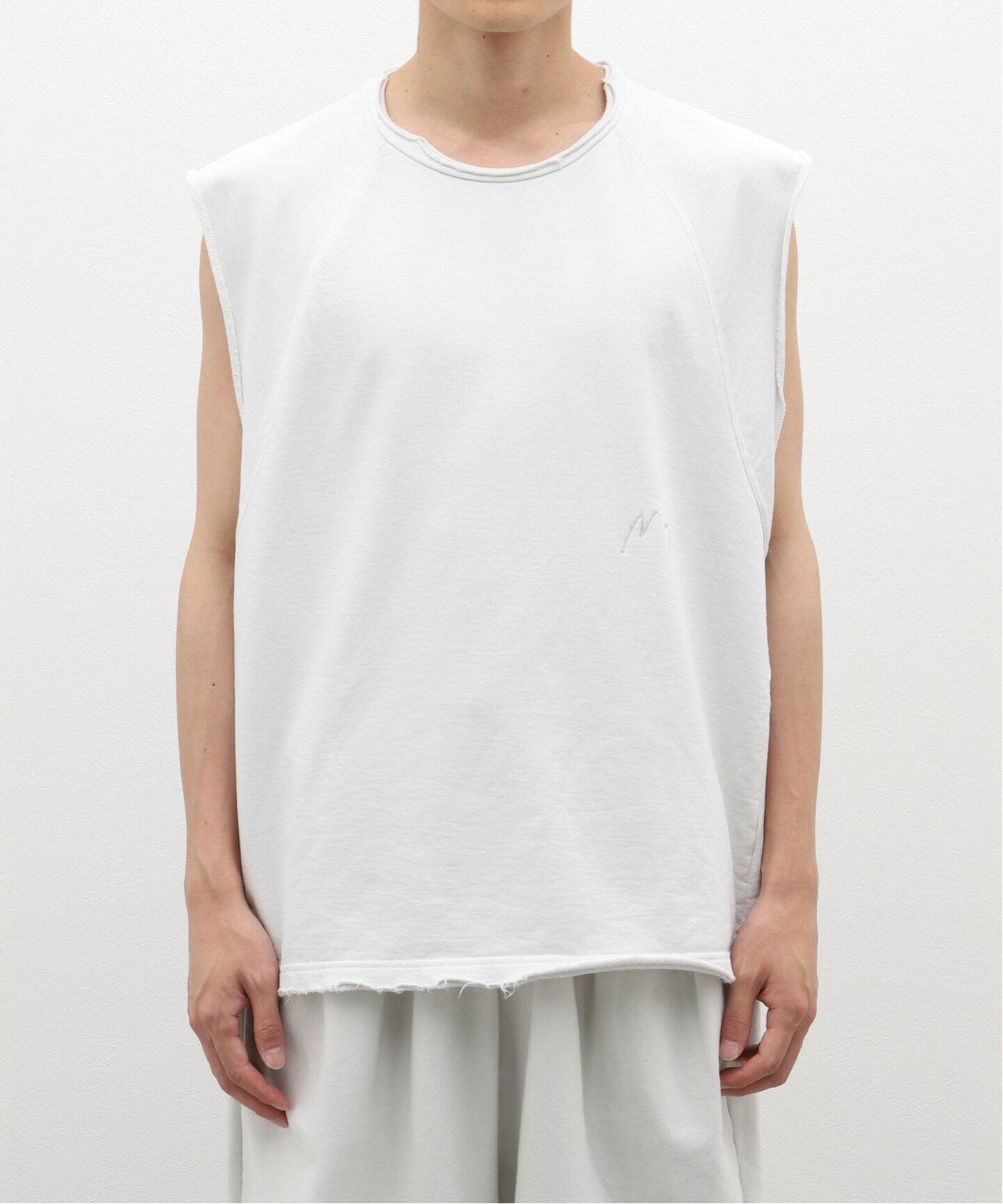 ancellm SLEEVELESS AGING T-SHIRT アンセルム