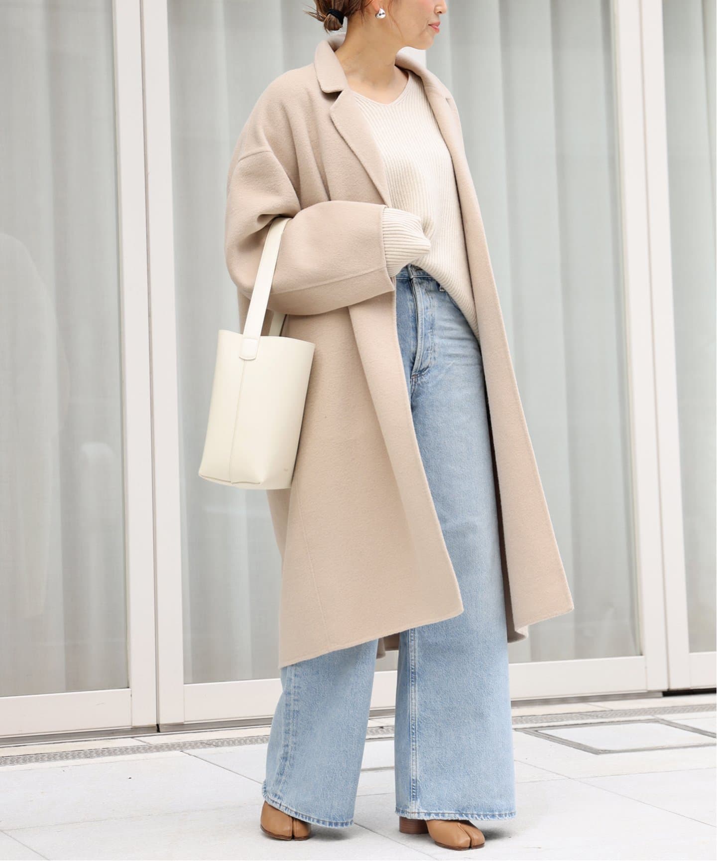 ウールアンゴラリバーコート（チェスターコート）｜Deuxieme Classe