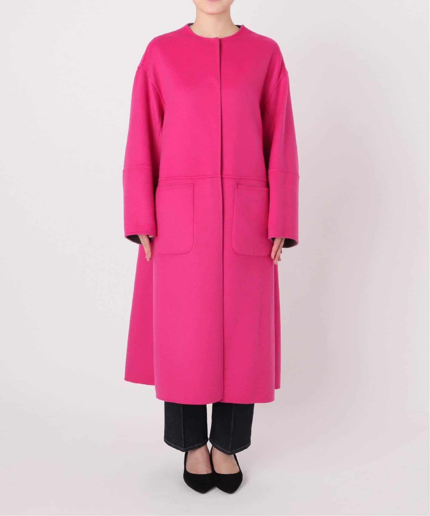 S120ブレンドリバーシブルコート（ノーカラーコート）｜B.C STOCK