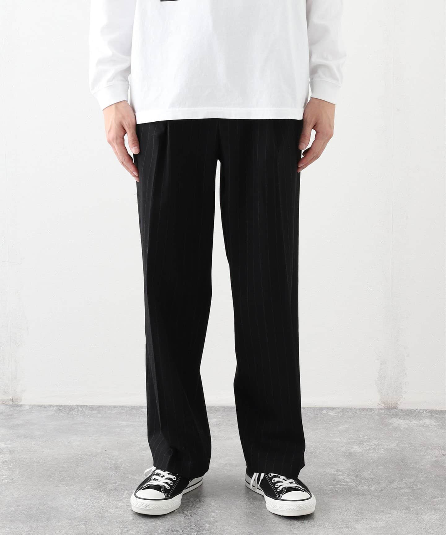 希少 KLASICA-ストライプウールパンツ 希少 KLASICA-ストライプウール